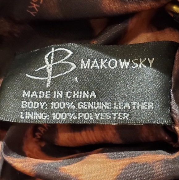 B. Markowsky Black Leather Clutch - Picture 8 of 8